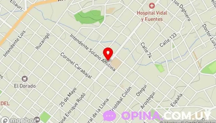 mapa de Reino Animal. Clínica Veterinaria Hospital veterinario, Acuario, Tienda de alimentos para animales, Tienda de animales, Peluquería en Minas