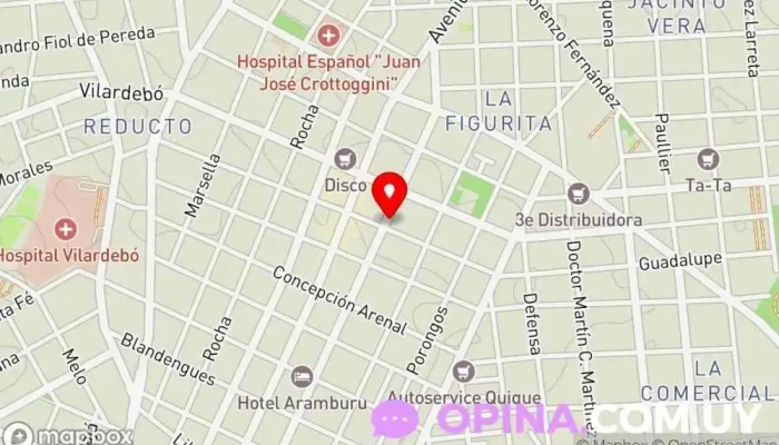 mapa de Remates Cadenazzi Tasador inmobiliario, Agentes inmobiliarios en Montevideo