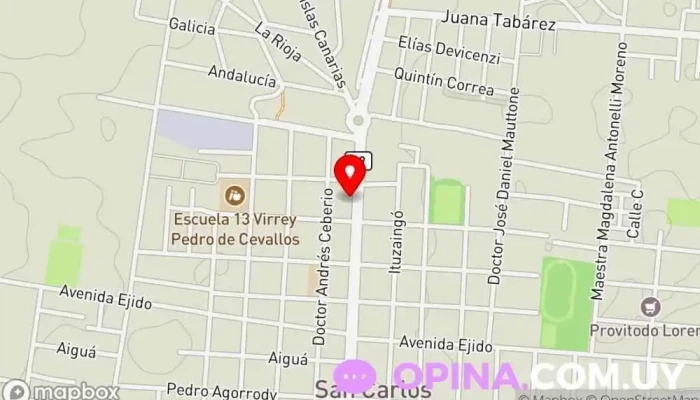 mapa de Remates Dogomar Martinez Casa de subastas en San Carlos