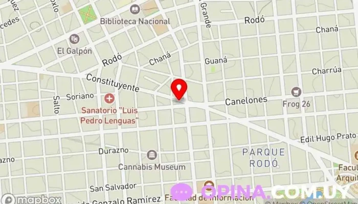 mapa de Remax Agencia inmobiliaria en Montevideo