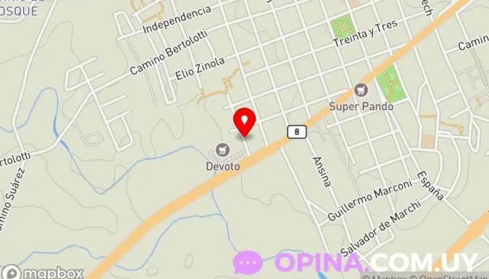 mapa de RE/MAX XS Focus Agencia inmobiliaria en Pando