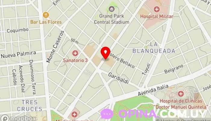 mapa de Renart Libros Librería en Montevideo