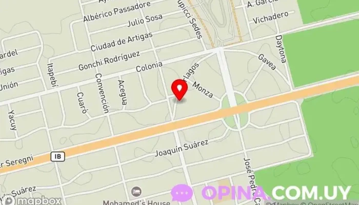 mapa de RENUEVOS papelería regaleria Papelería en Departamento de Canelones