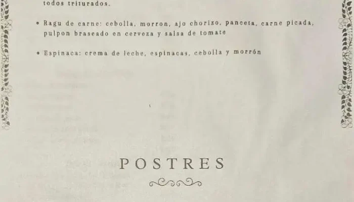 Restaurante Blanes -  Menu - Montevideo