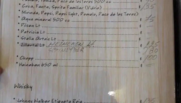 Restaurante Laskina Menu - Nueva Palmira
