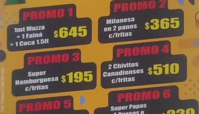 Restaurante Y Pizzeria Los Pelados Menu - Rocha