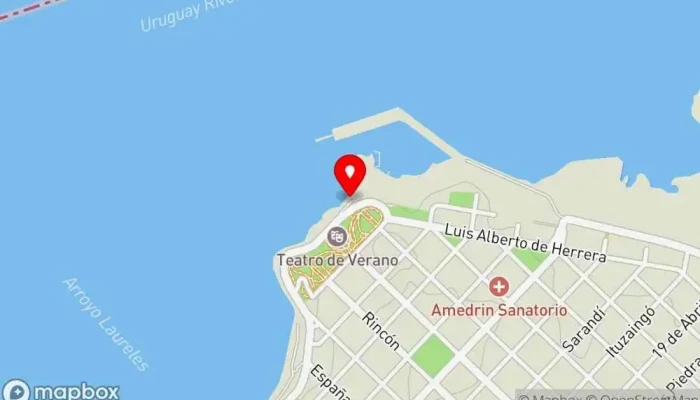 mapa de Resto Pizzería Al Timón Restaurante en Fray Bentos