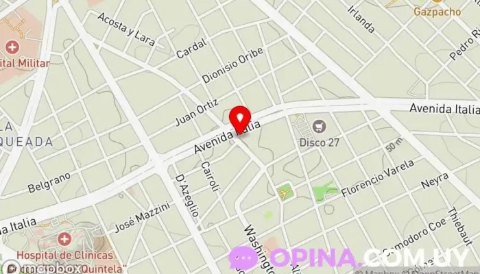 mapa de RGM Negocios Inmobiliarios Agencia inmobiliaria en Montevideo