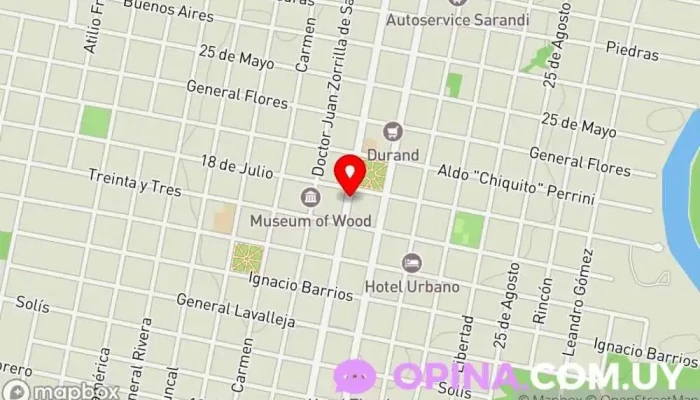 mapa de Ría Libre - Libreria Librería en Carmelo