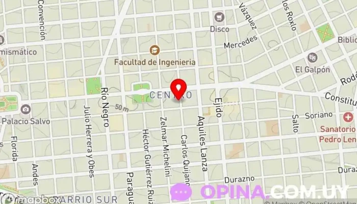 mapa de Rincón Propiedades Agencia inmobiliaria en Montevideo