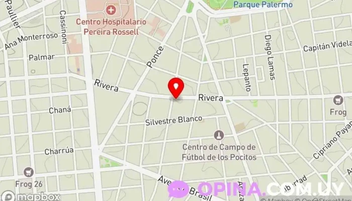 mapa de RIO PROPIEDADES Agencia inmobiliaria en Montevideo