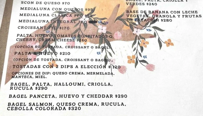 Ritual Cafe Menu - Montevideo