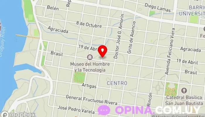 mapa de Roman Estudio Contable e Inmobiliaria Agentes inmobiliarios en Salto