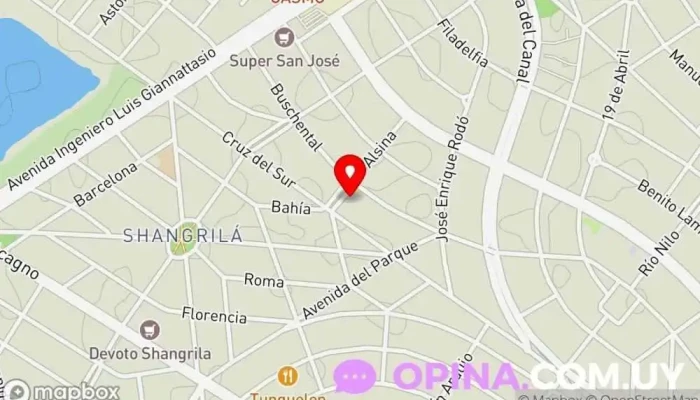 mapa de Rosana Lembo English Language Teacher Academia de inglés en Ciudad de la Costa