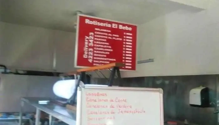 Rotiseria El Bebe -  Menu - Maldonado