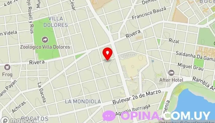 mapa de RR Negocios Inmobiliarios Agentes inmobiliarios, Agencia inmobiliaria en Montevideo