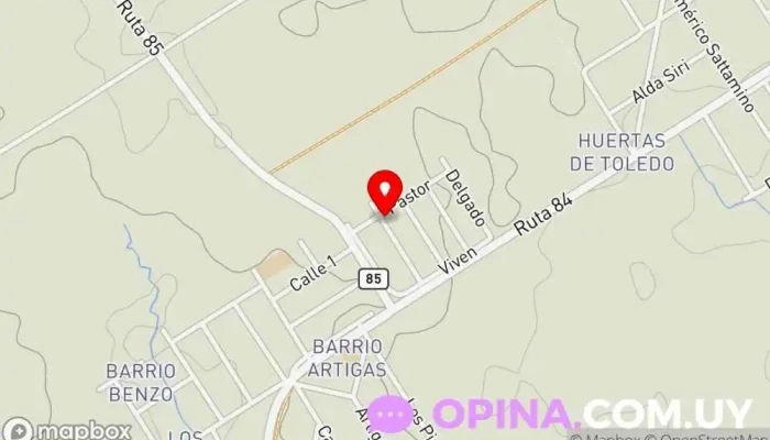 mapa de RuchiPersonalizados Papelería en Casarino