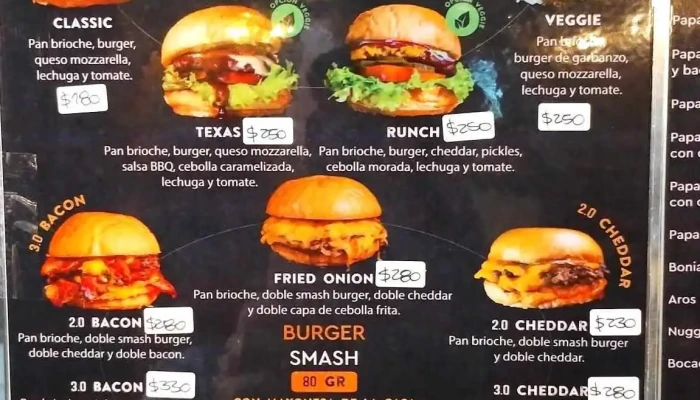 Rustic Burger Chui -  Menu - Chui