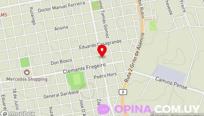 mapa de RY Audio Mercedes Tienda de electrónica en Mercedes