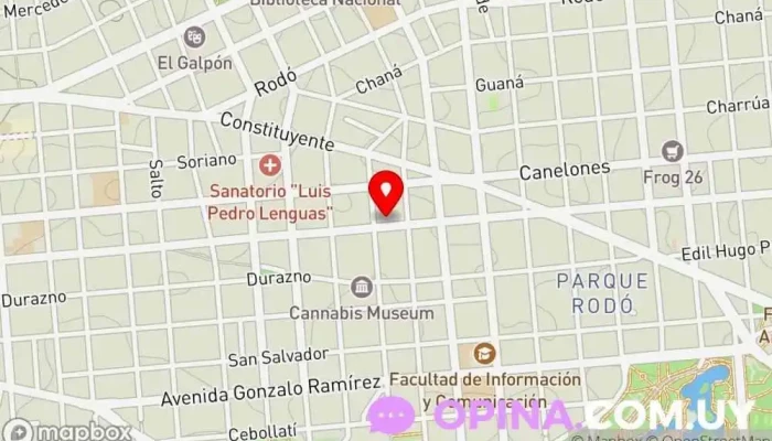 mapa de RYM Propiedades Agencia inmobiliaria, Agencia de marketing en Montevideo