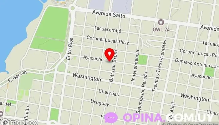 mapa de Saca Condominio en Paysandú