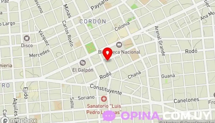 mapa de Salon Calyfa Papelería en Montevideo