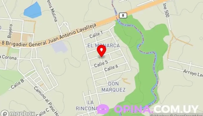 mapa de Salón Dora Papelería, Mercería, Regalería Papelería, Tienda de regalos, Mercería en Montevideo