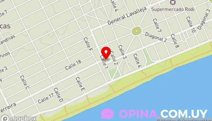 mapa de Salon Frida Tienda de regalos en Parque del Plata