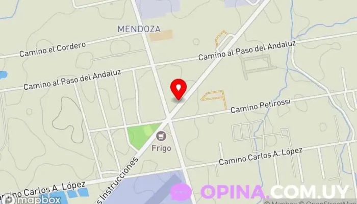 mapa de Salon La Amistad Quiosco en Montevideo