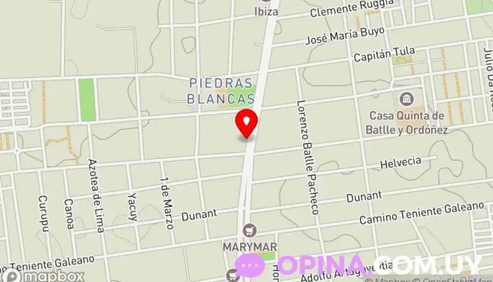 mapa de Salon Luis Miguel Papelería en Montevideo