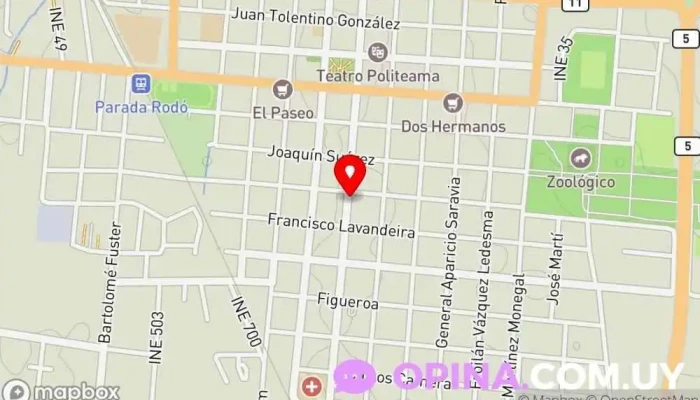 mapa de Salón Mafalda Papelería en Canelones