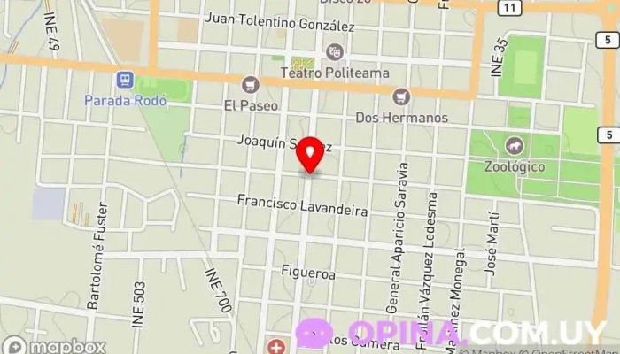 mapa de Salón Miguel Papelería en Canelones