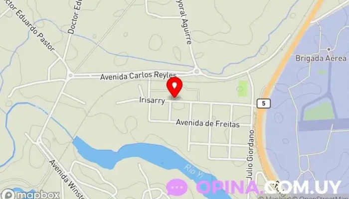 mapa de Salón Multiuso Sportivo Yi Salón para eventos en Santa Bernardina