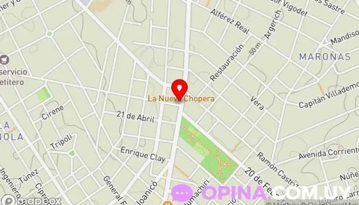 mapa de Salón Paty (Papelería) Papelería en Montevideo