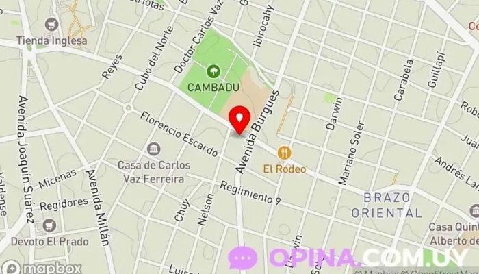 mapa de Salón Sofi Quiosco en Montevideo