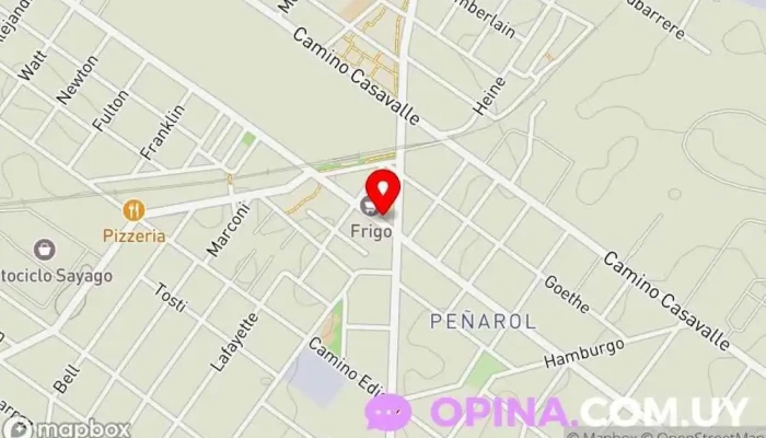 mapa de Salón Vivi Quiosco en Montevideo