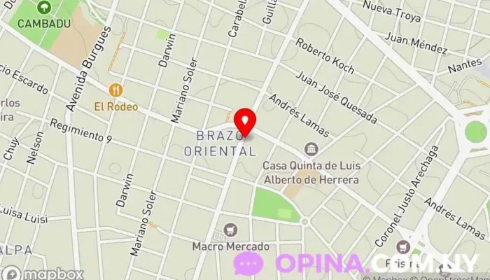 mapa de Salón YoYo Kiosco en Montevideo