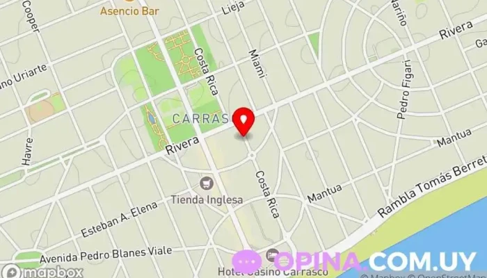 mapa de Salud Bucal SRL Médico en Montevideo