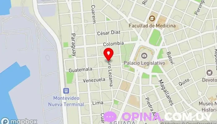 mapa de Sammel Distribuidor de papel, Tienda de artesanías, Proveedor de sobres, Tienda de materiales de embalaje en Montevideo