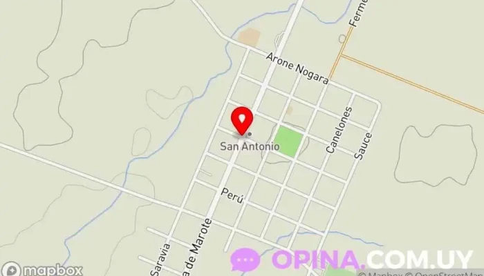 mapa de San Antonio  en San Antonio