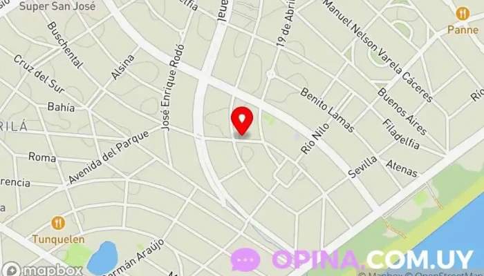 mapa de San Jose's Greenland School Colegio bilingüe en Ciudad de la Costa