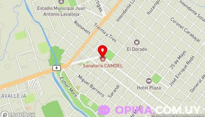 mapa de Sanatorio Medico 