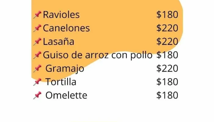 Sandu Delicias -  Menu - Paysandú