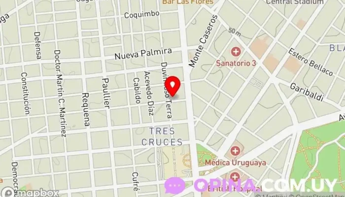 mapa de Santé Estética y Beauty Center Clínica ambulatoria en Montevideo