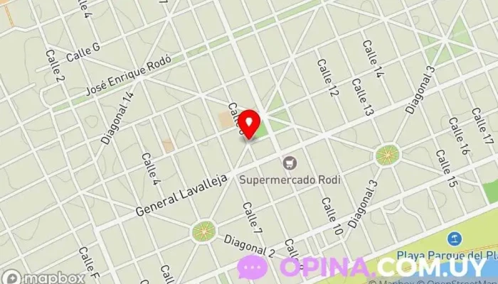 mapa de SANTOMAR Oficinas de empresa en Parque del Plata