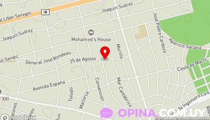 mapa de Saphyra's Institute Academia de inglés en Ciudad de la Costa