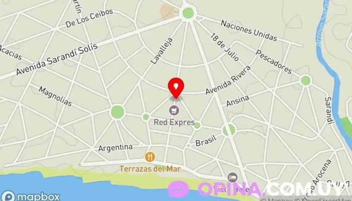 mapa de Sapp Floresta Centro de salud y bienestar en La Floresta