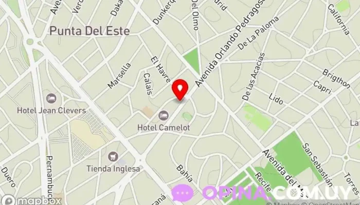 mapa de ScrolliniPropiedades Agencia inmobiliaria en Punta del Este