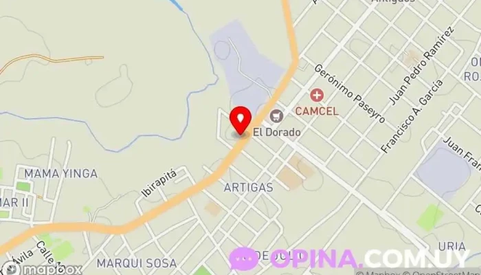 mapa de SE REMATA Urbanización en Rio Branco