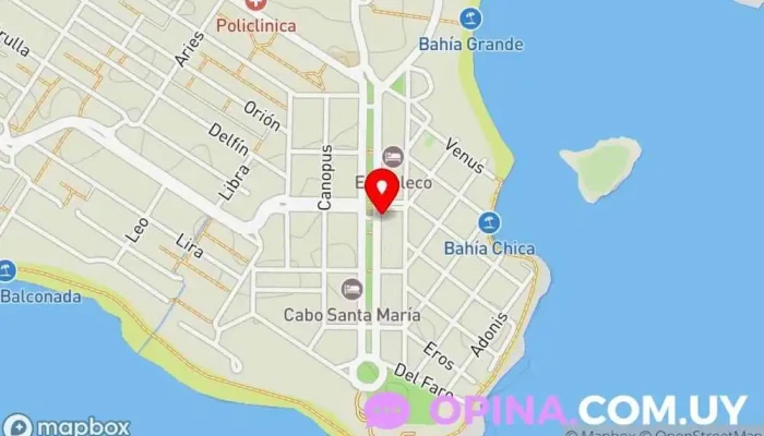 mapa de Seaside English Center Academia de inglés en La Paloma